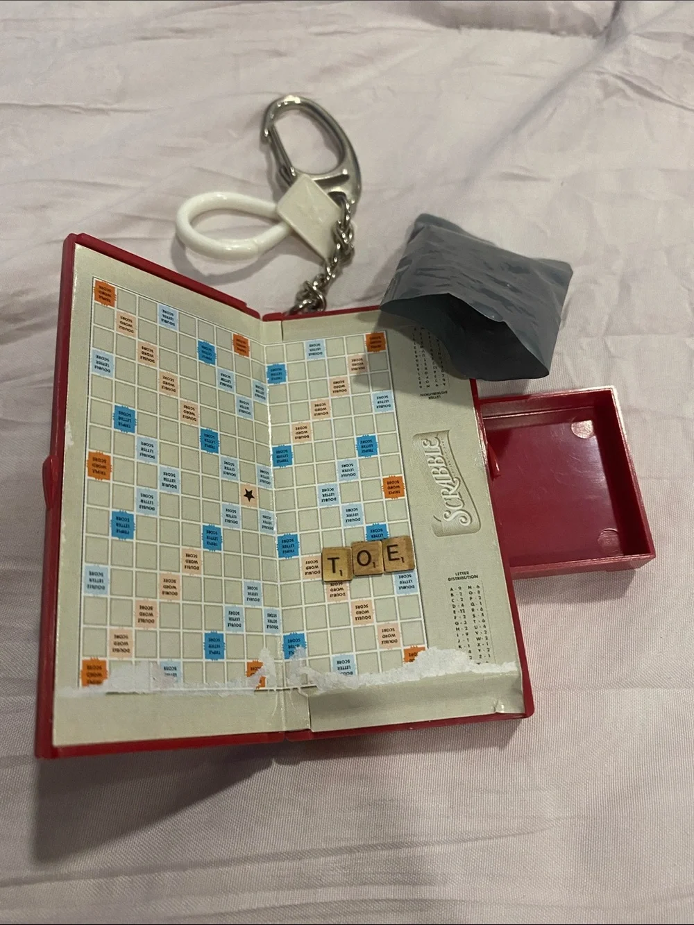 Bag Charm- Scrabble